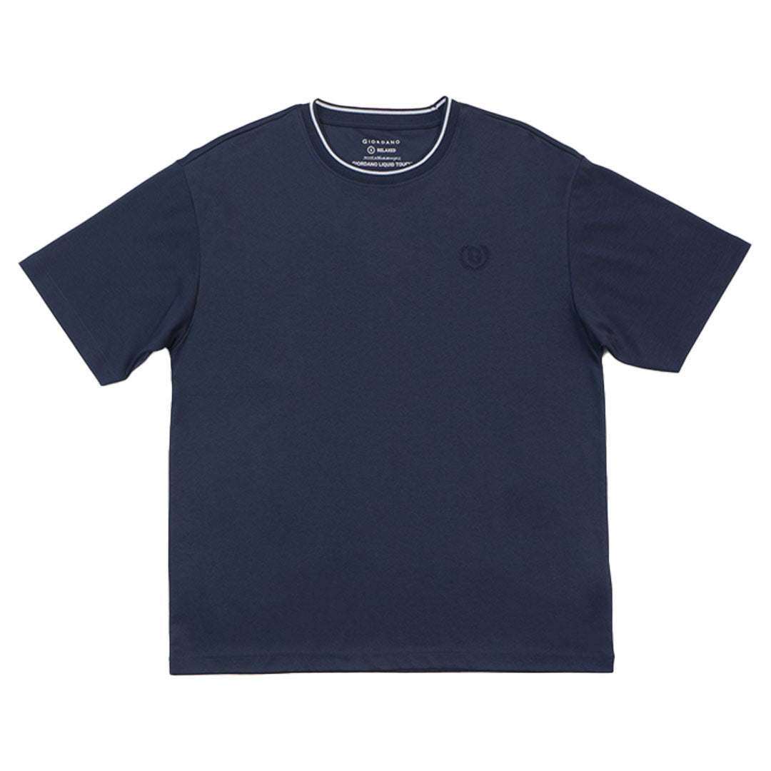 GIORDANO Men's Liquid Touch Crew Neck Tee (01025247)