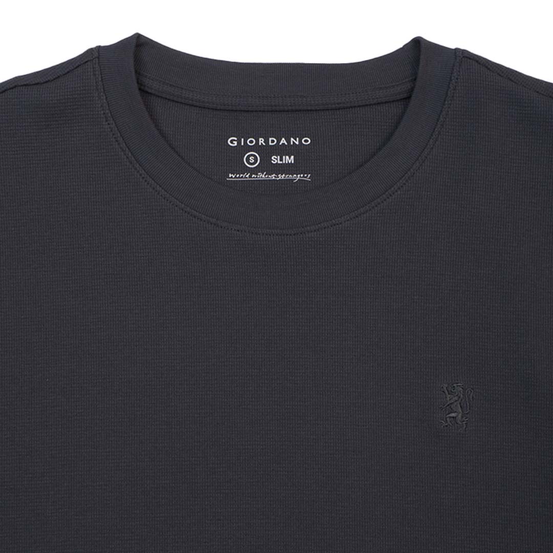 GIORDANO Men's Waffle Crew Neck Tee (01025262)