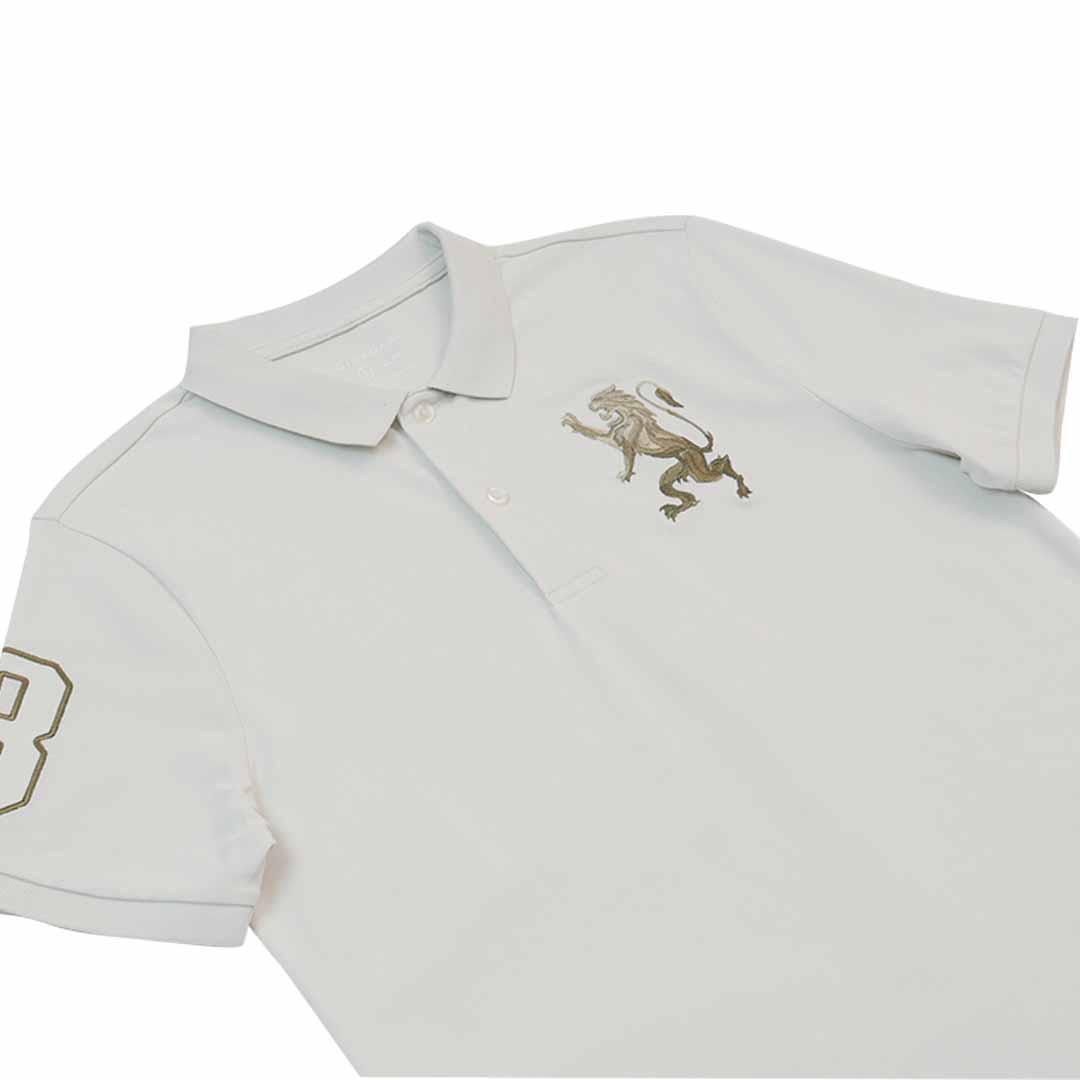 GIORDANO Men's 3D Lion Polo (01015222)