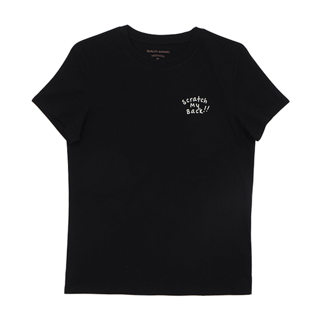 GIORDANO Women's Crew Neck Message Printed Tee (05395217)