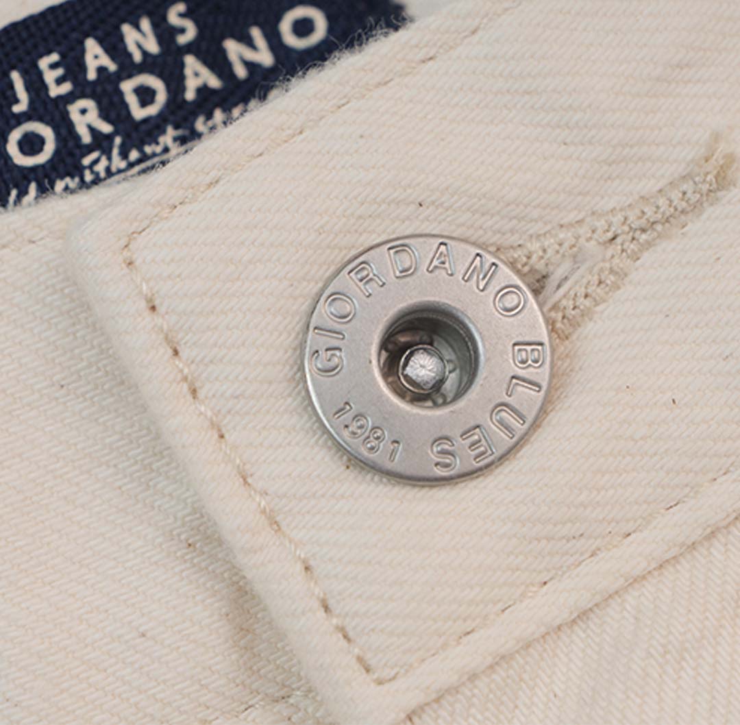 GIORDANO Women's Cotton Denim High Waist Wide Leg Pocket Jeans (05415049)