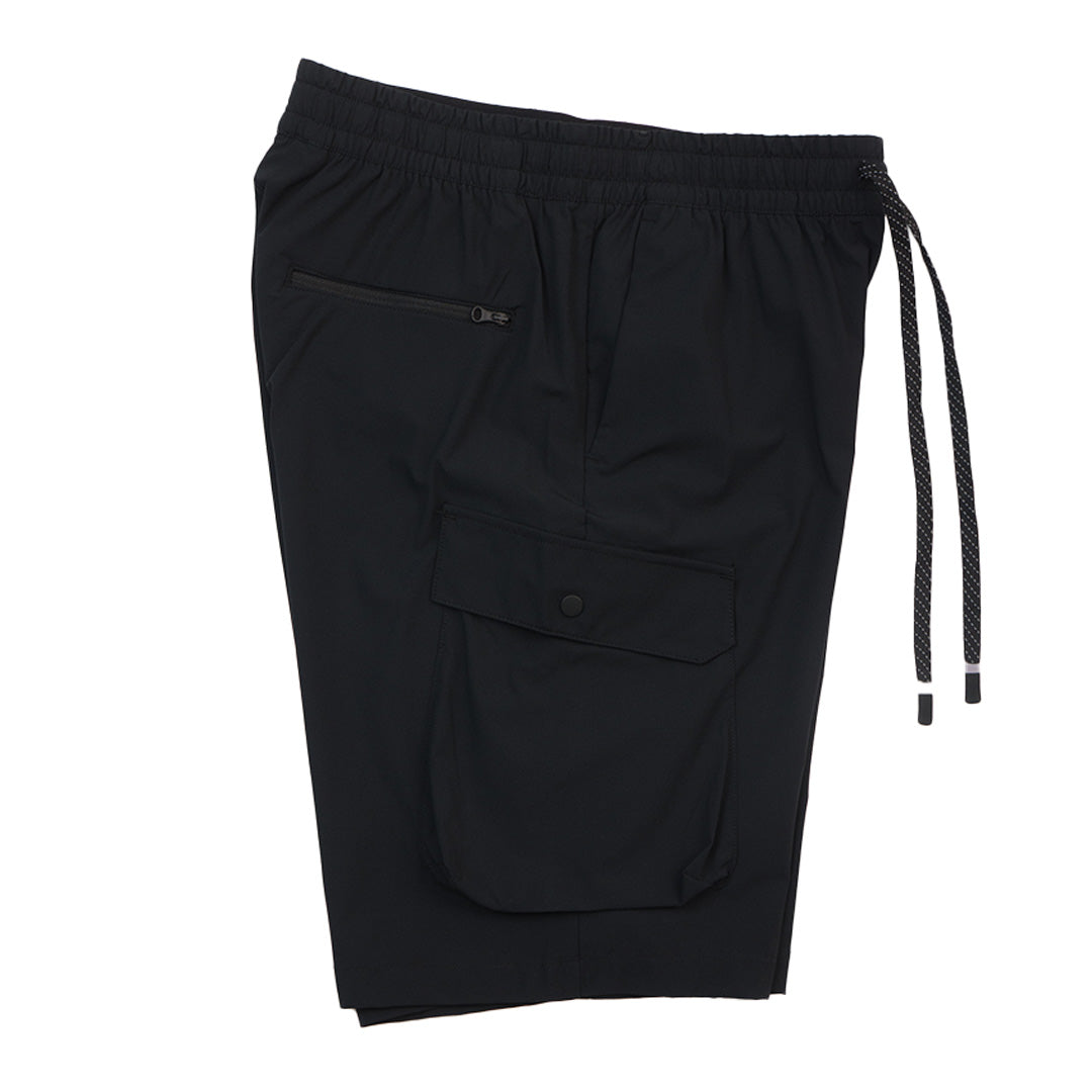 GIORDANO Men's G-Motion Nylon Spandex Mid Rise Relax Fit Bermuda Cargo Shorts (01105206)