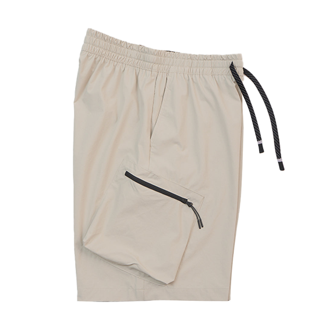 GIORDANO Men's G-Motion Nylon Spandex Mid Rise Relax Fit Cargo Shorts (01105212)