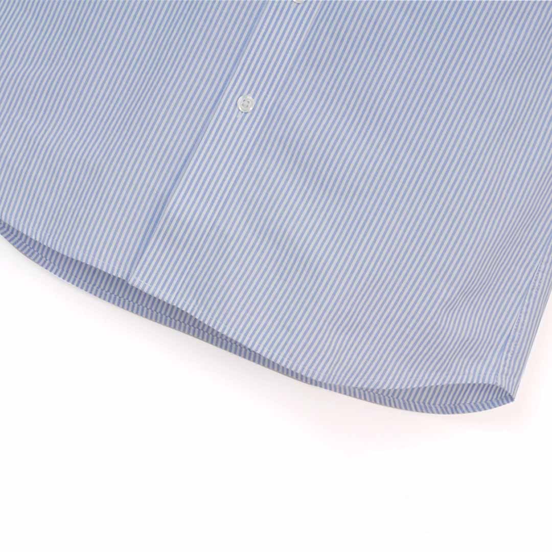 GIORDANO Men's Cotton Oxford Full Opening Short Sleeves Slim Fit Shirt (01046248)