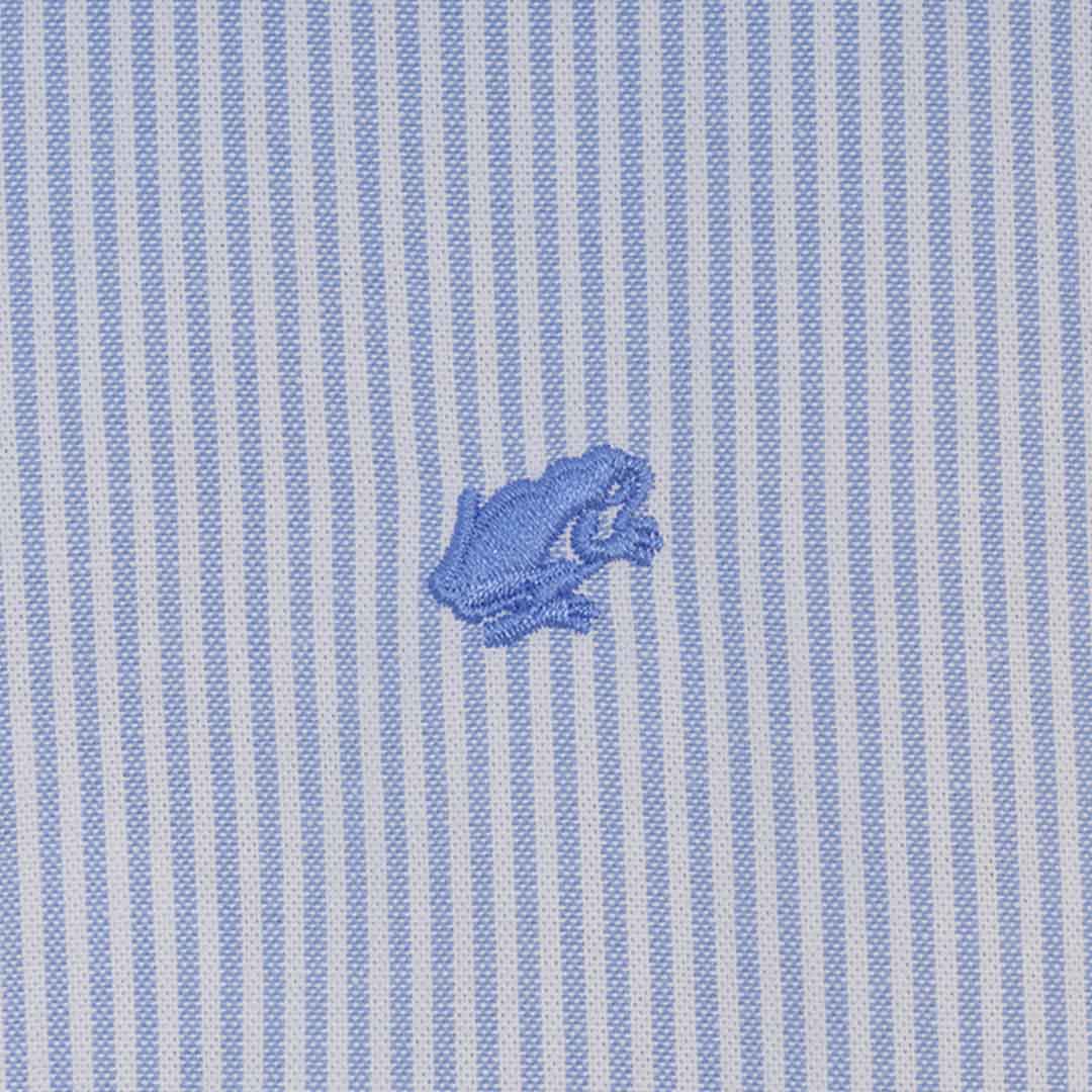 GIORDANO Men's Cotton Oxford Full Opening Short Sleeves Slim Fit Shirt (01046248)