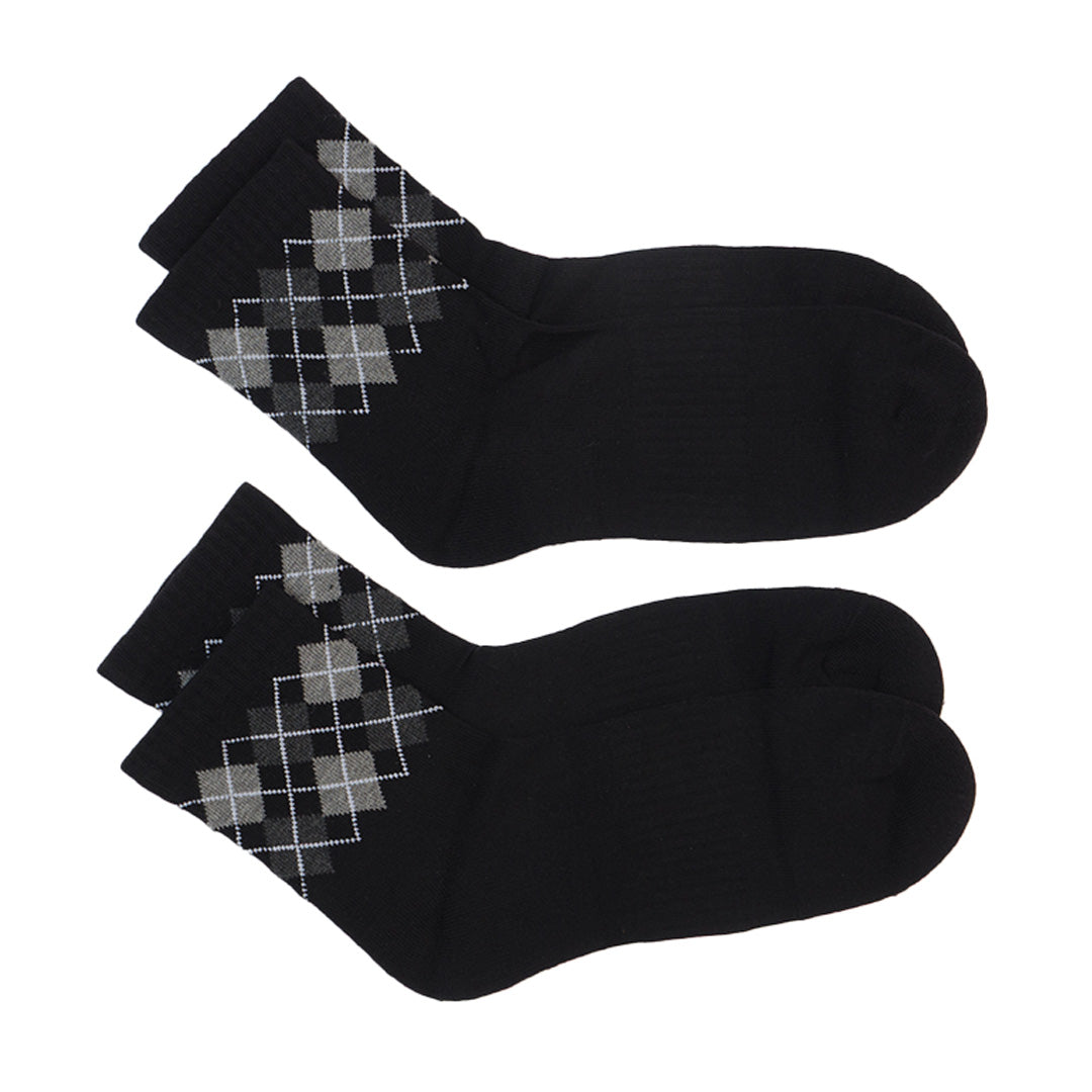 GIORDANO Men's 2 Pair in a Pack Mid Long Socks (01155011)