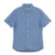 GIORDANO Men's Cotton Oxford Full Opening Short Sleeves Slim Fit Shirt (01046248)