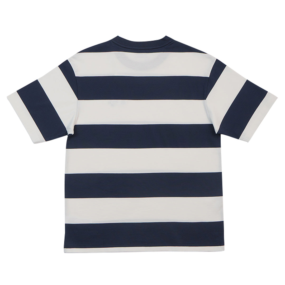 GIORDANO Men's Cotton Jersey Crew Neck Stripe Tee (01025261)