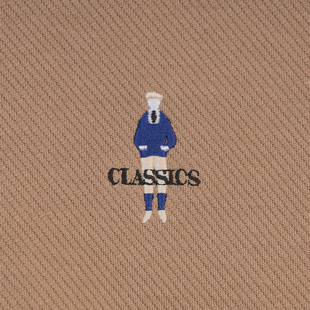 GIORDANO Men's Classic Man Textured Jacquard Mock Neck Oversize Sweatshirt (01025612)