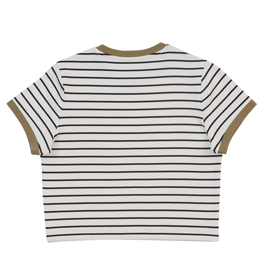 GIORDANO Women's Stripe Printed Tee (05325285)