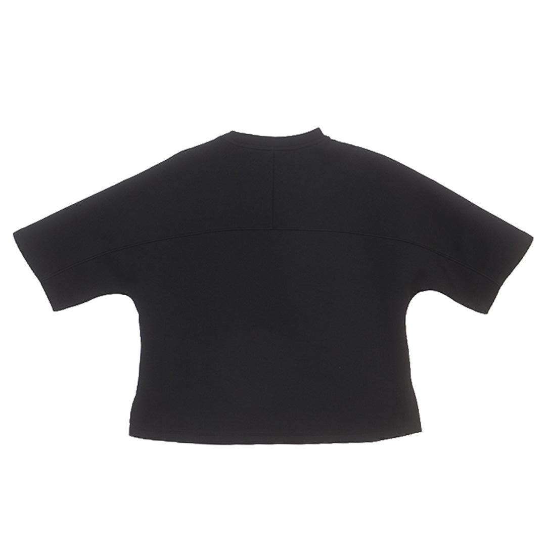 GIORDANO Women's Cotton Polyester Spandex Crew Neck Short Sleeves Relax Seam Tee (05325350)