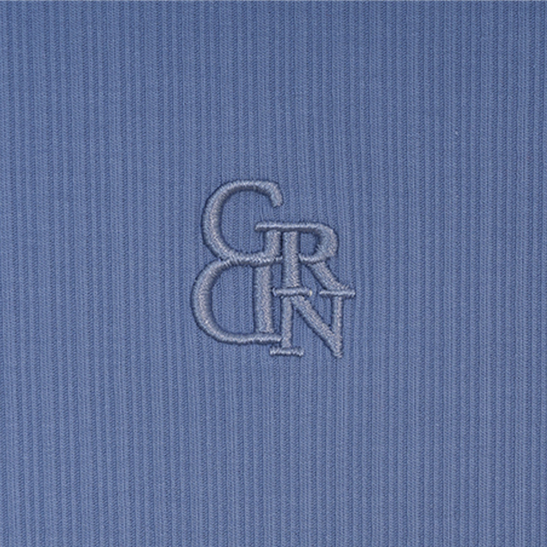 GIORDANO Women's Cotton Polyester Jacquard U Neck Short Sleeves Comfort Fit Embroidery Tee (05326228)