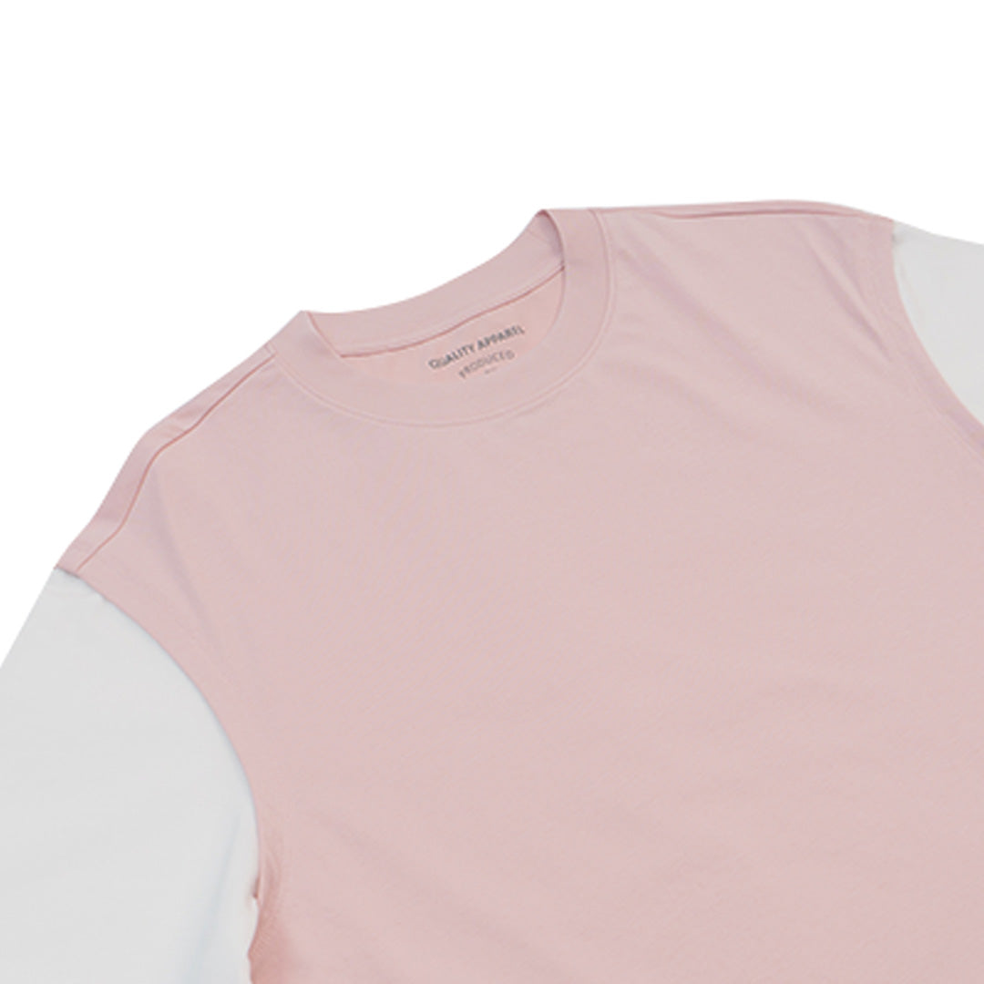 GIORDANO Women's Sorona Jersey Crew Neck Contrasting Color Loose Fit Tee  (05325257)