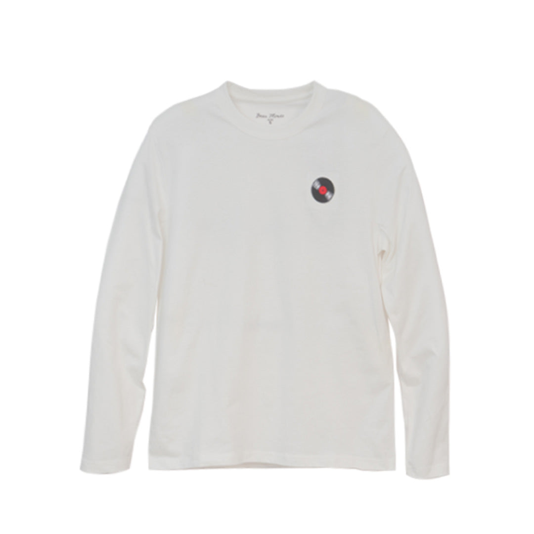 GIORDANO Men's Beau Monde Cotton Jersey Crew Neck Long Sleeves Printed Tee (13024790)