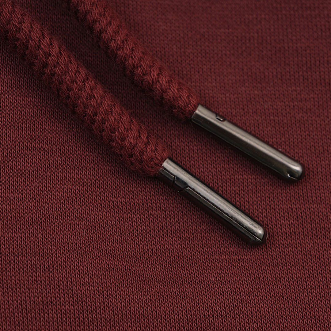 GIORDANO Women's Classics Club French Terry Hoodie Boyfriend Fit Printed Sweatshirt (05394624)