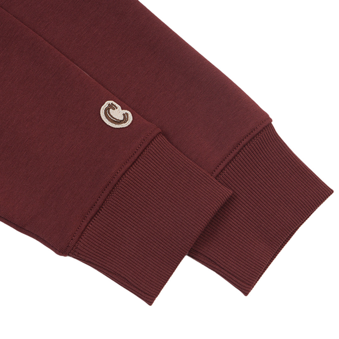 GIORDANO Women's Classics Club French Terry Hoodie Boyfriend Fit Printed Sweatshirt (05394624)