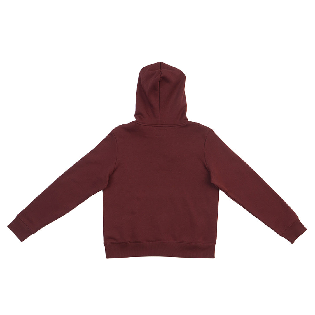 GIORDANO Women's Classics Club French Terry Hoodie Boyfriend Fit Printed Sweatshirt (05394624)