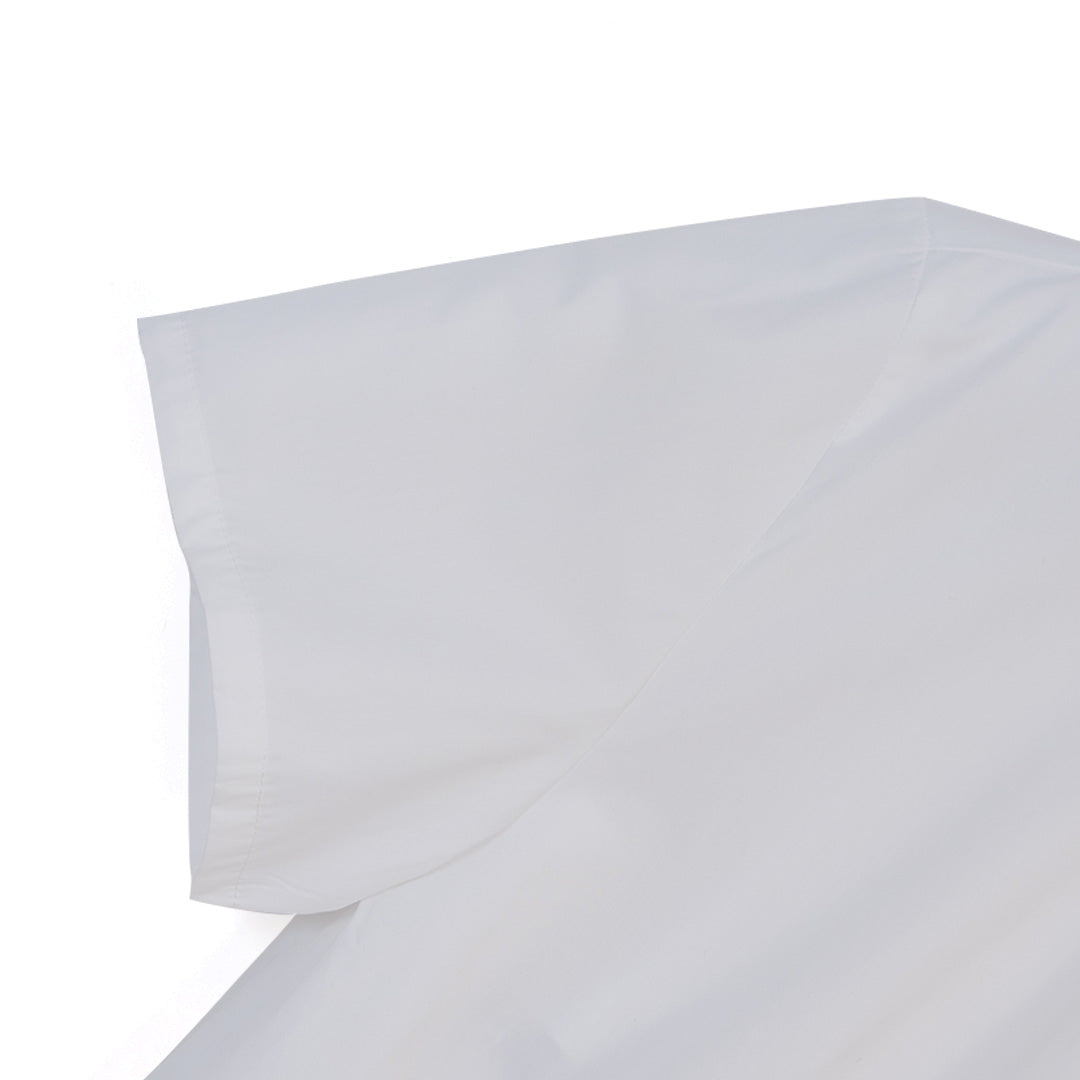 GIORDANO Women's Bamboo Polyester Acute Collar Short Sleeves Boyfriend Fit Shirt (05346220)