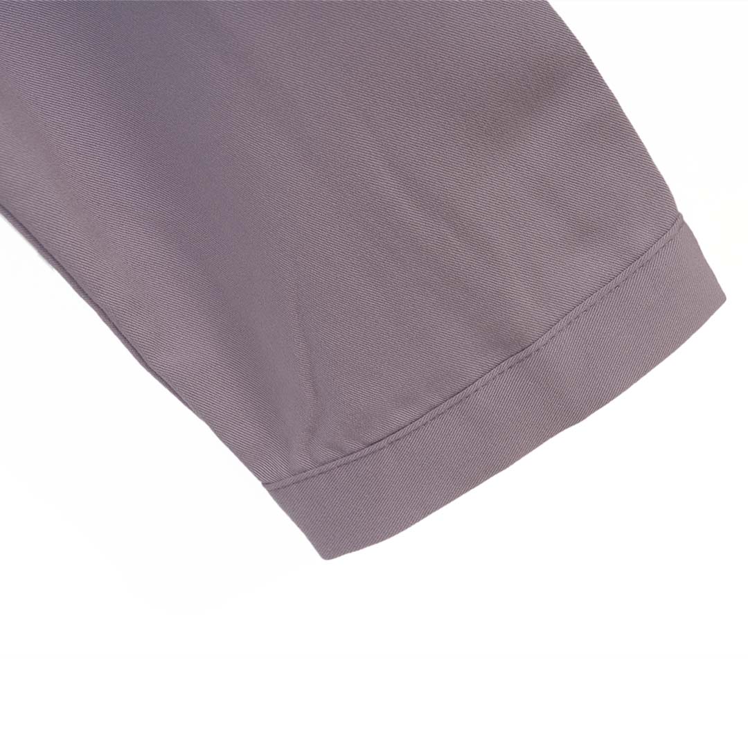 GIORDANO Women's Twill Acute Collar Long Sleeves Boyfriend Fit Drawstring Hem Shirt (05345021)