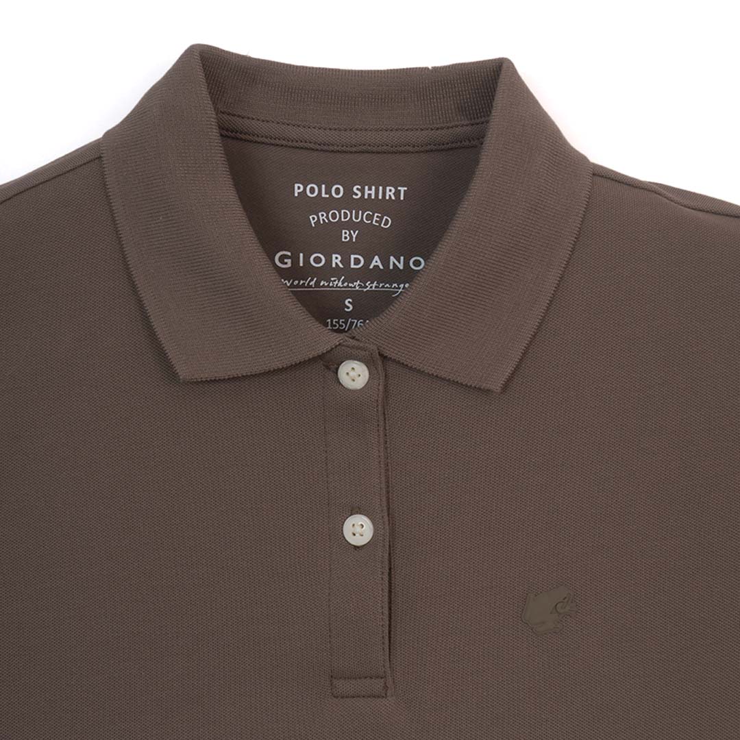 GIORDANO Women's Frog Comfort Fit Polo (05316266)
