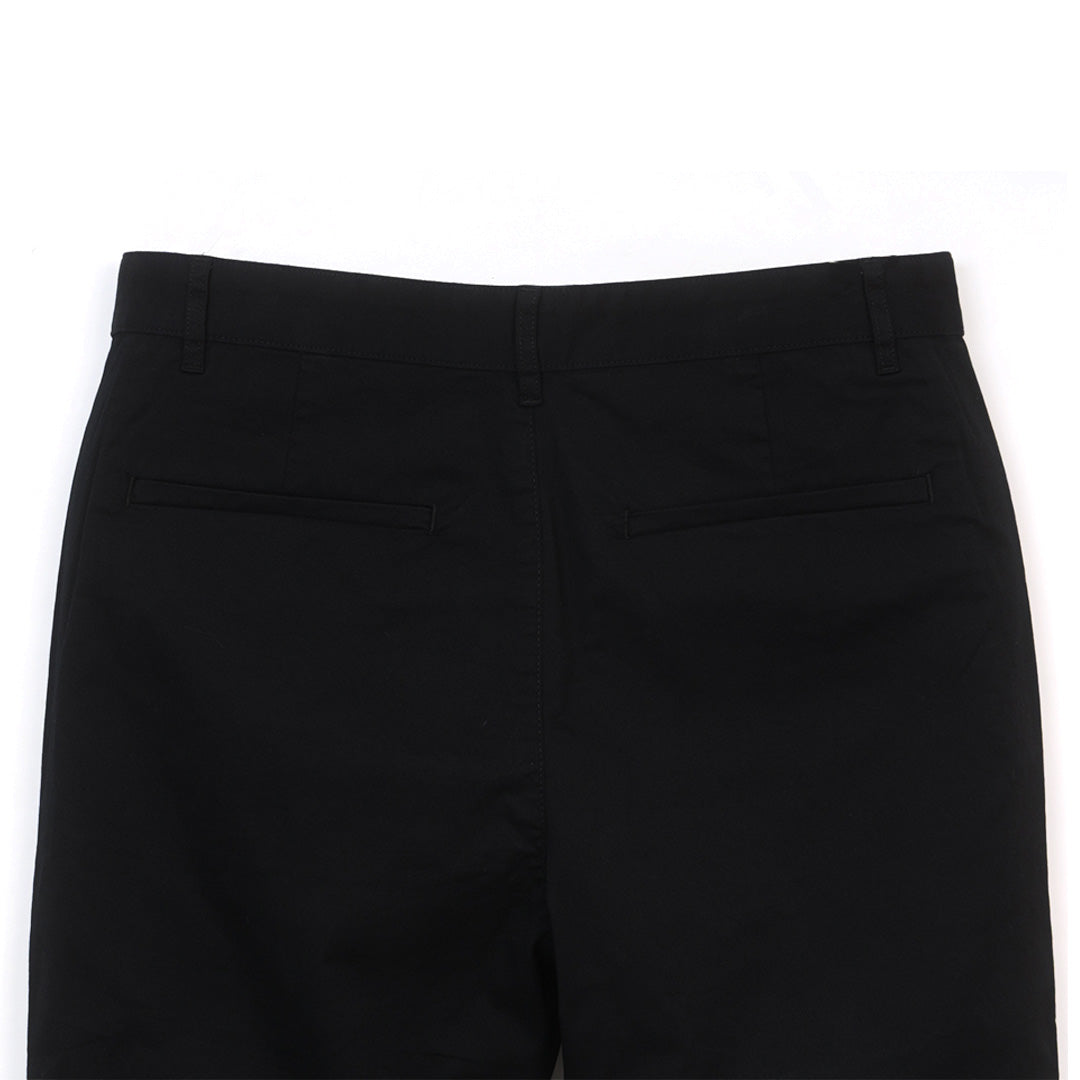 GIORDANO Men's Cotton Lycra Twill Mid Rise Regular Tapered Fit Khakis (01116010)