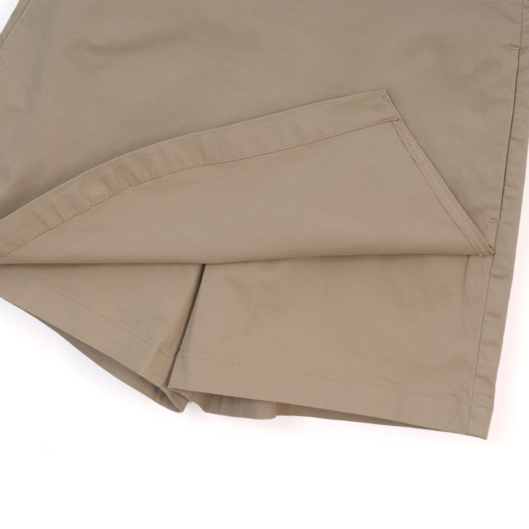 GIORDANO Women's Cotton Spandex High Waist Relax Elastic Waist Skort (05406204)