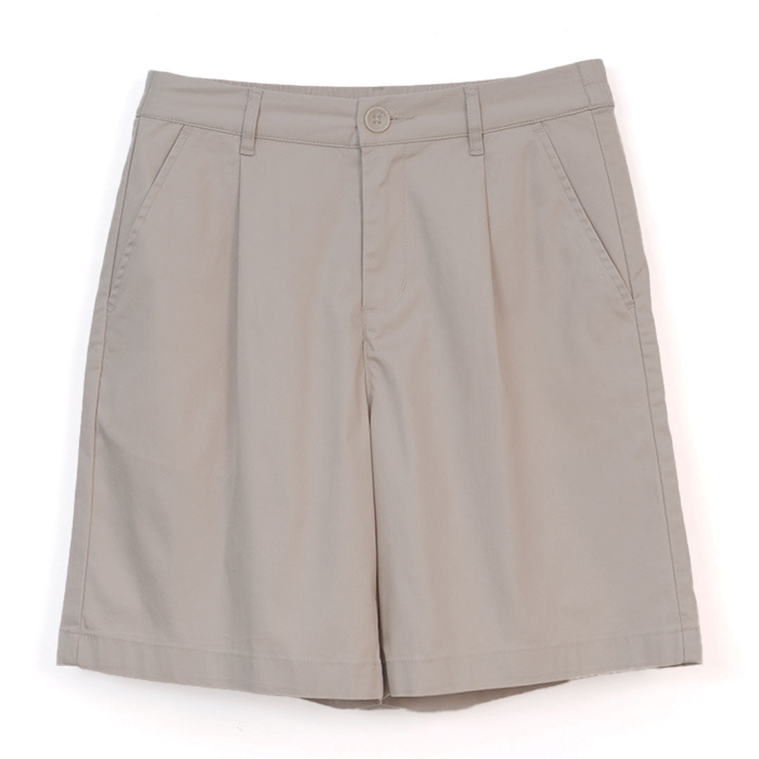 GIORDANO Women's Lyocell Cotton Spandex High Waist Relax Elastic Waist Shorts (05406216)
