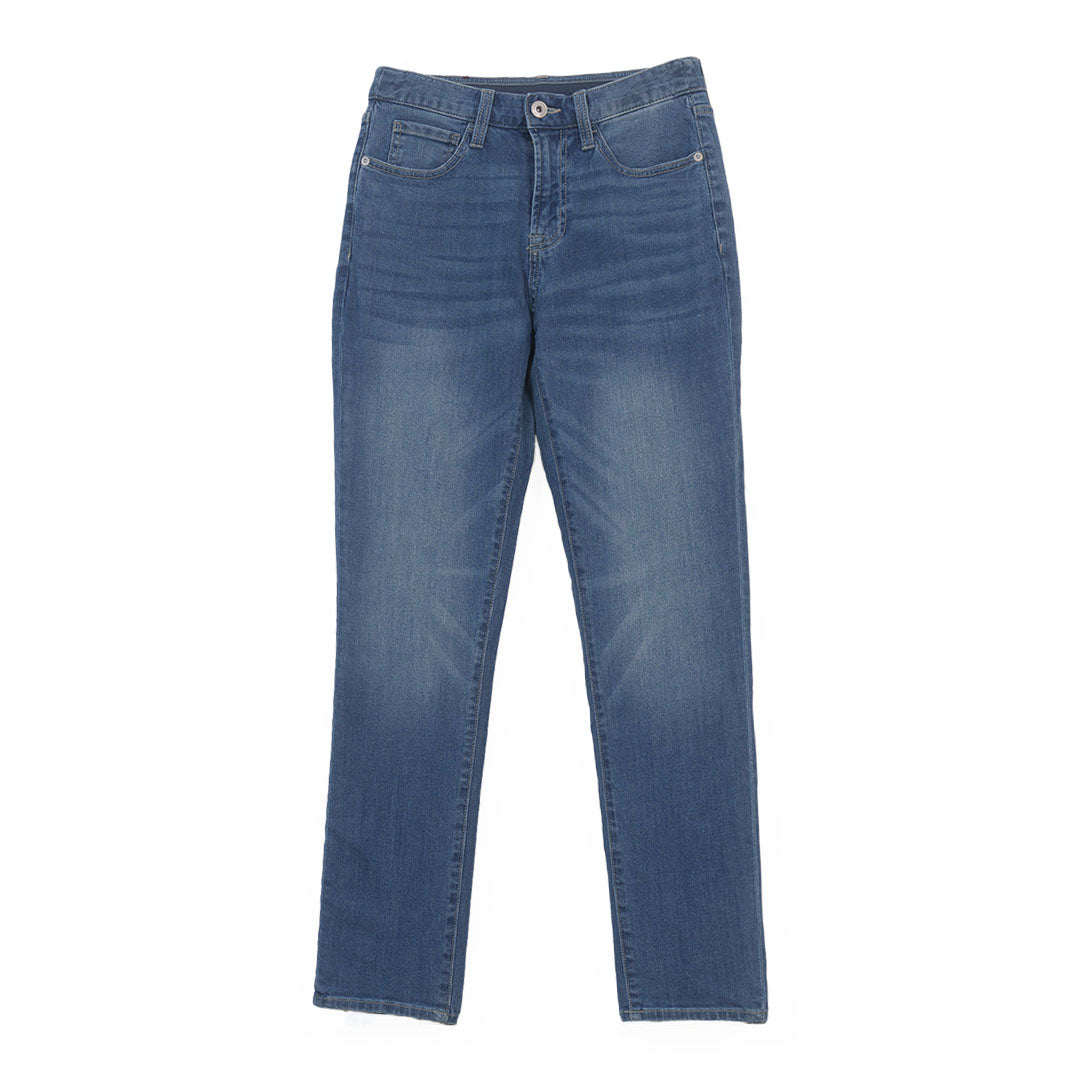 GIORDANO Men's Cotton Elastane Denim Mid Rise Regular Tapered Fit Jeans (01116051)