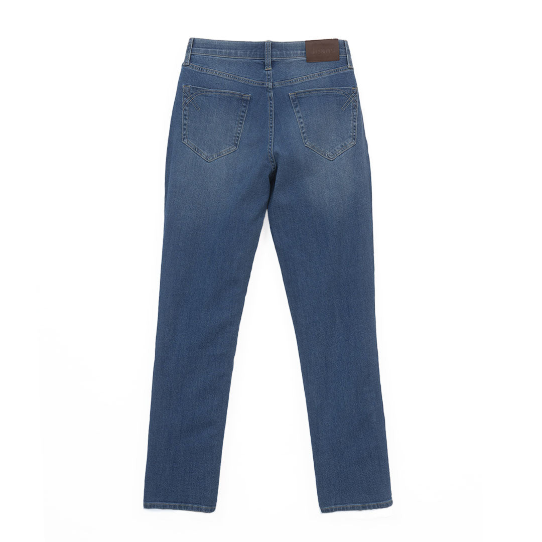 GIORDANO Men's Cotton Elastane Denim Mid Rise Regular Tapered Fit Jeans (01116051)