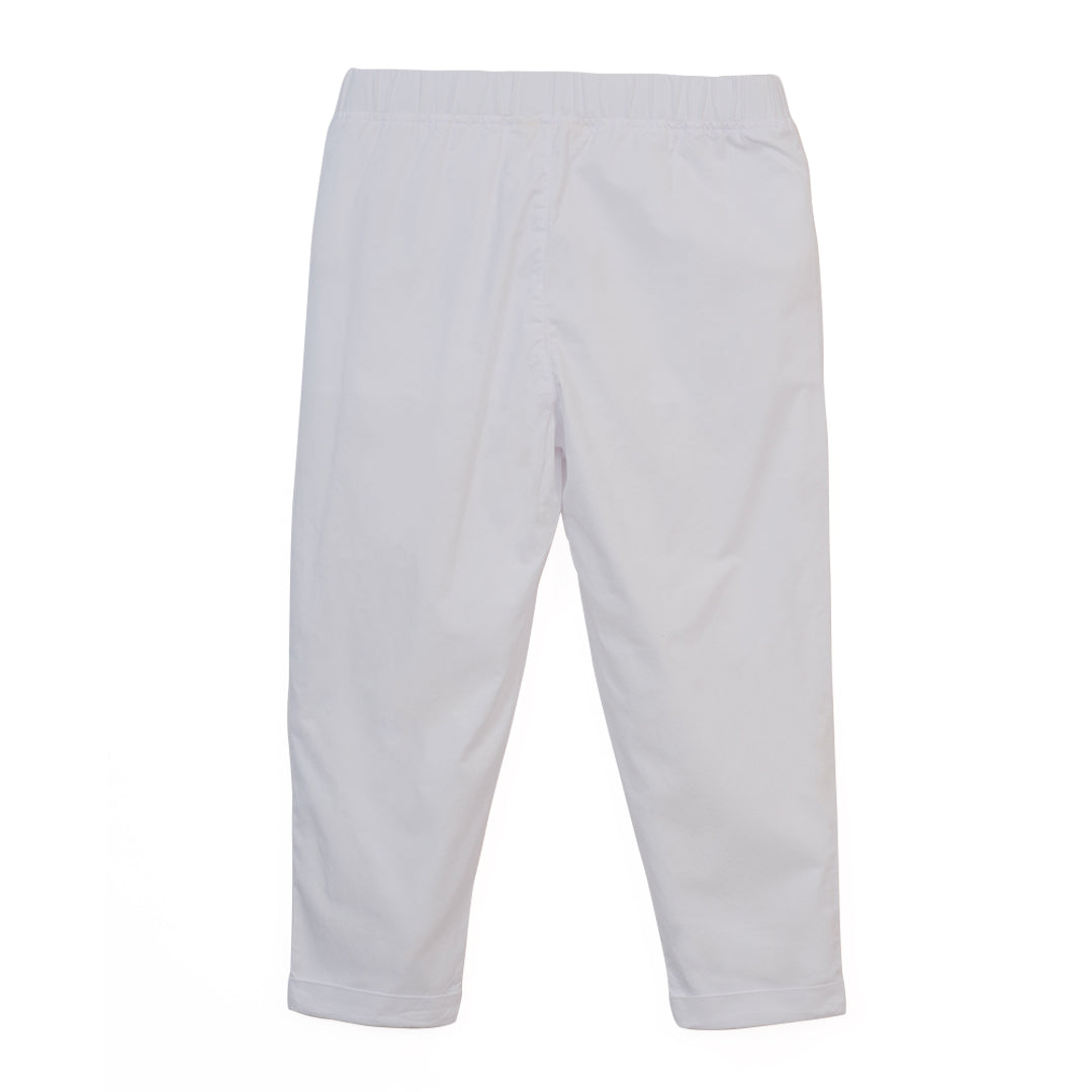 GIORDANO Women's Cotton Twill Mid Rise Relax Tapered Audrey Cropped Pants (05426256)