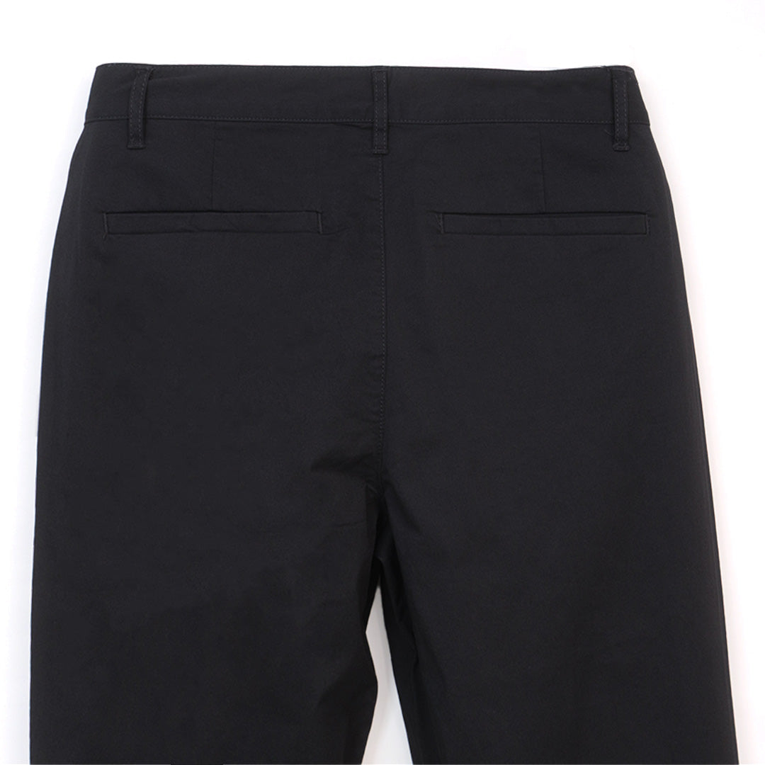 GIORDANO Men's Cotton Twill Low Rise Slim Tapered Crop Pants (01126001)