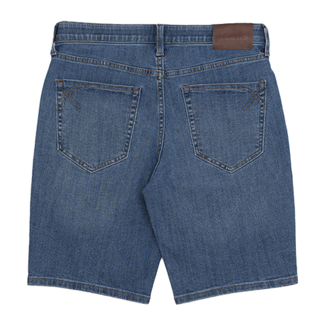 GIORDANO Men's Denim Low Rise Slim Tapered Fit Bermuda Shorts (01105225)