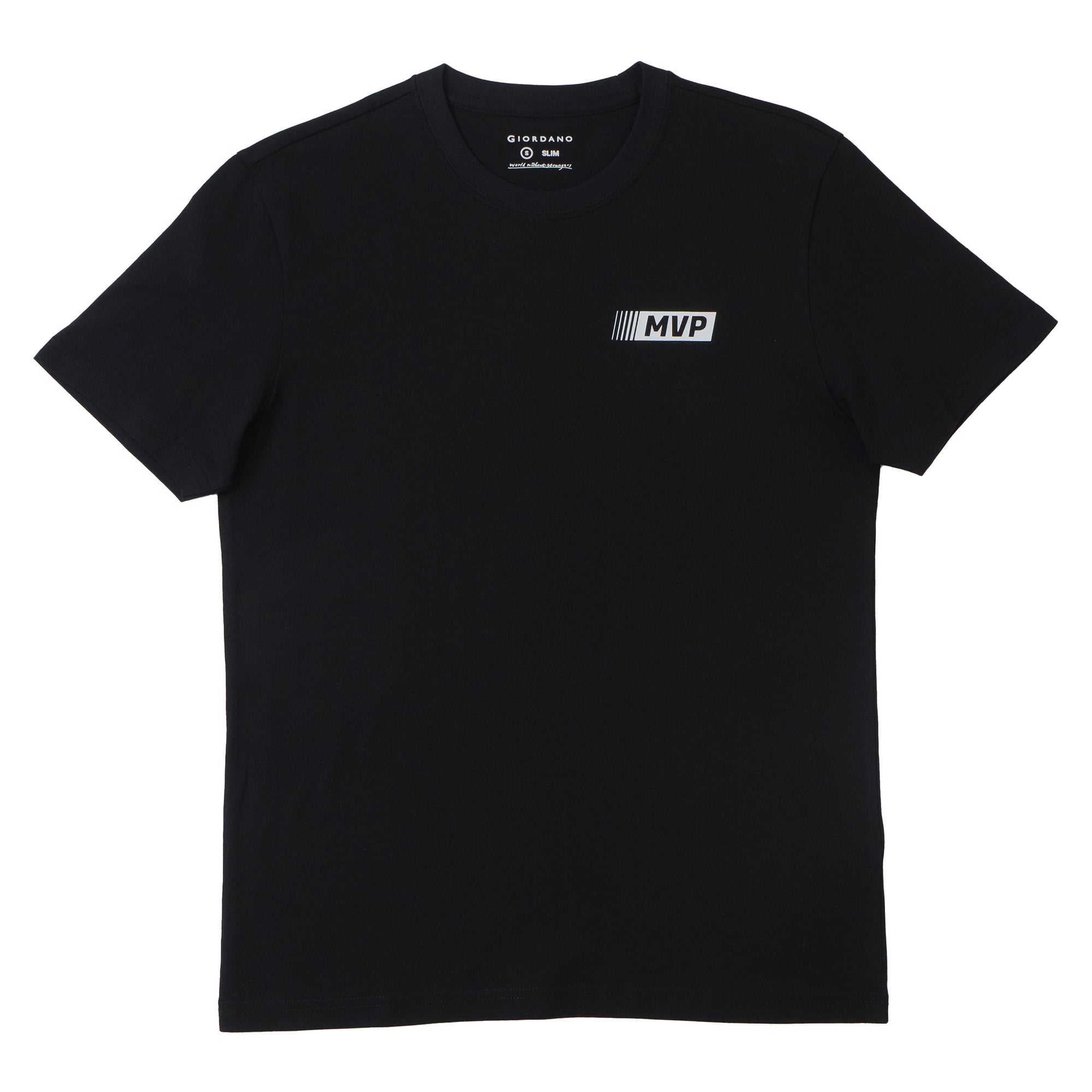 GIORDANO Men's Crew Neck Slim Fit Message Printed Tee (01095312)