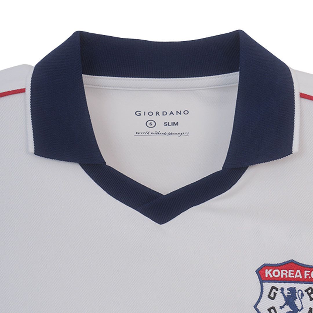 GIORDANO Men's Cotton Lycra Short Sleeve Embroidery World Cup Polo (01016182)