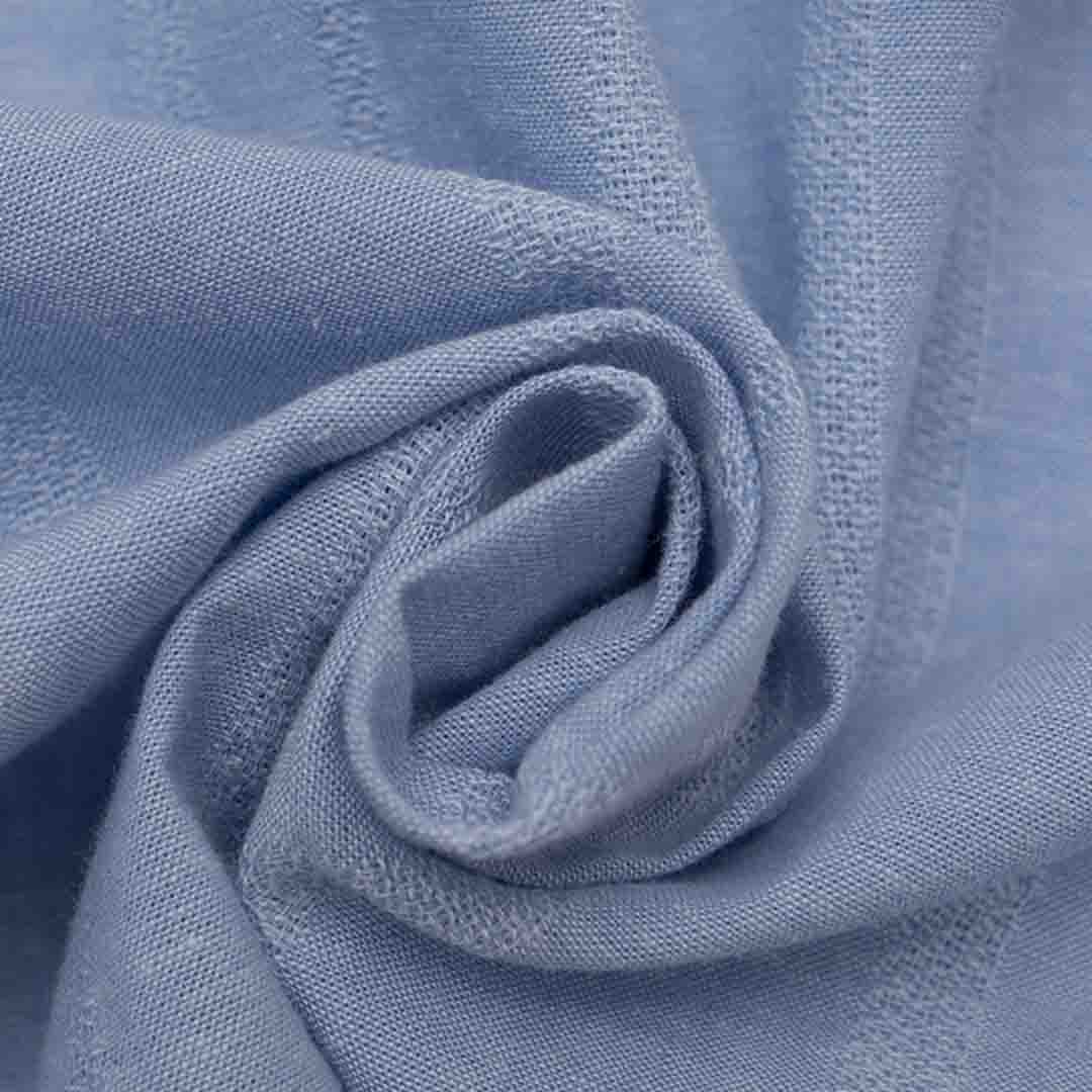 GIORDANO Women's Cotton Linen V-Neck Long Sleeves Loose Fit Half Placket Shirt (05345222)