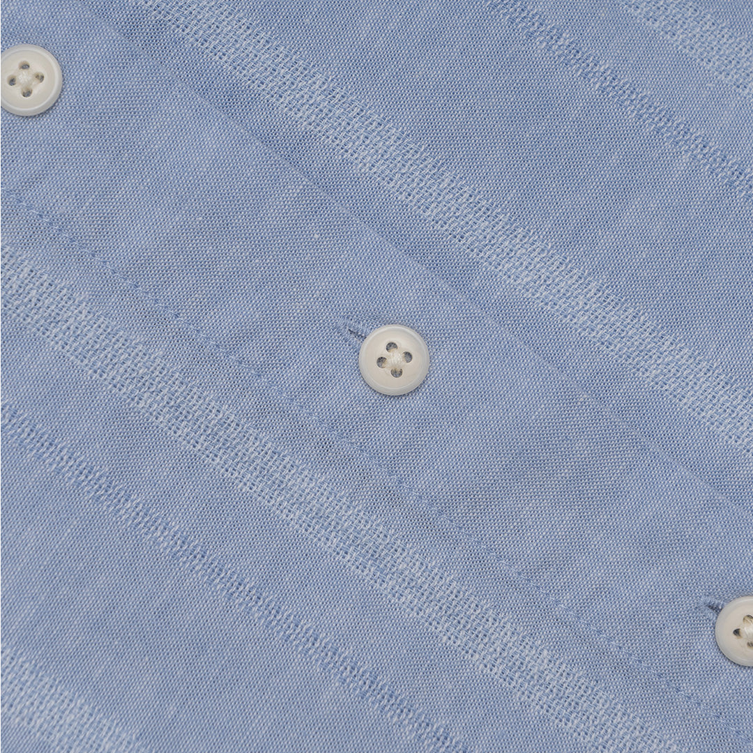 GIORDANO Women's Cotton Linen Acute Collar Long Sleeves Loose Fit Shirt (05345223)