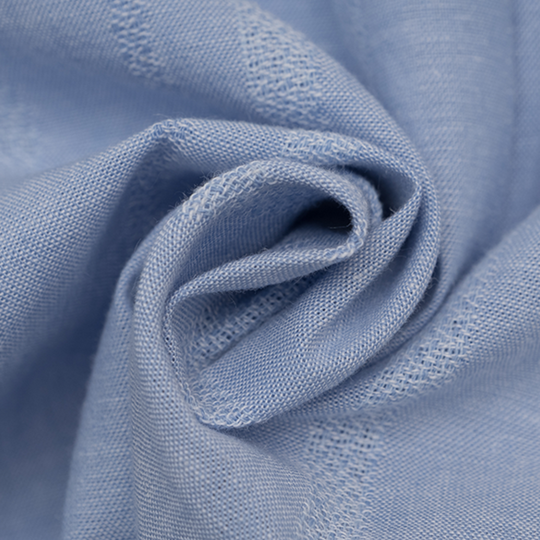 GIORDANO Women's Cotton Linen Acute Collar Long Sleeves Loose Fit Shirt (05345223)