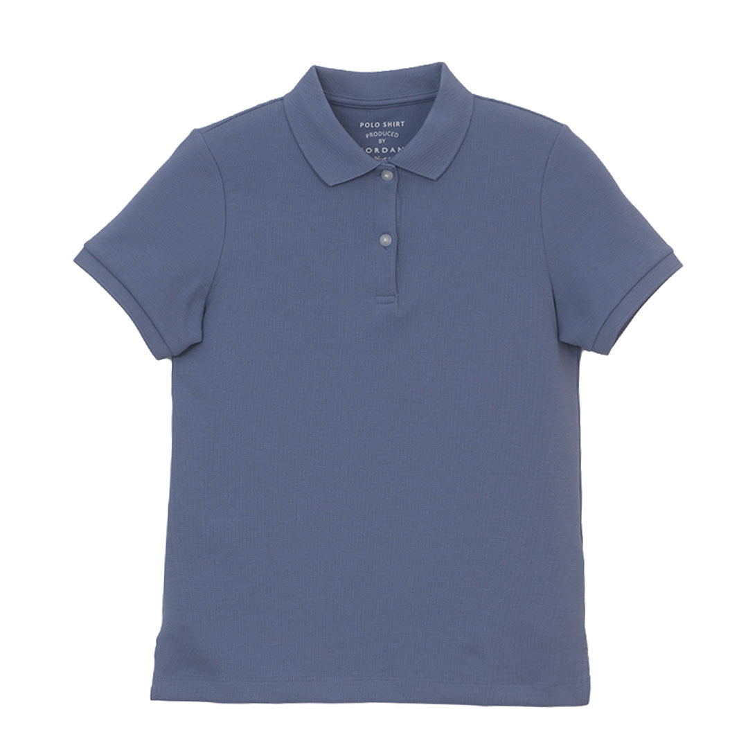 GIORDANO Women's Polyester Waffle Comfort Solid Polo (05316295)