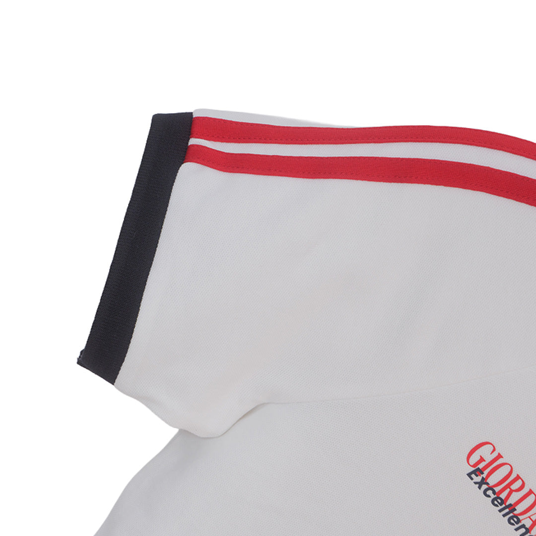 GIORDANO Women's Cotton Lycra Short Sleeve Embroidery World Cup Polo (05316178)