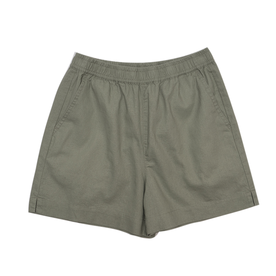 GIORDANO Women's Linen Cotton High Waist Relax Fit Shorts (05405209)