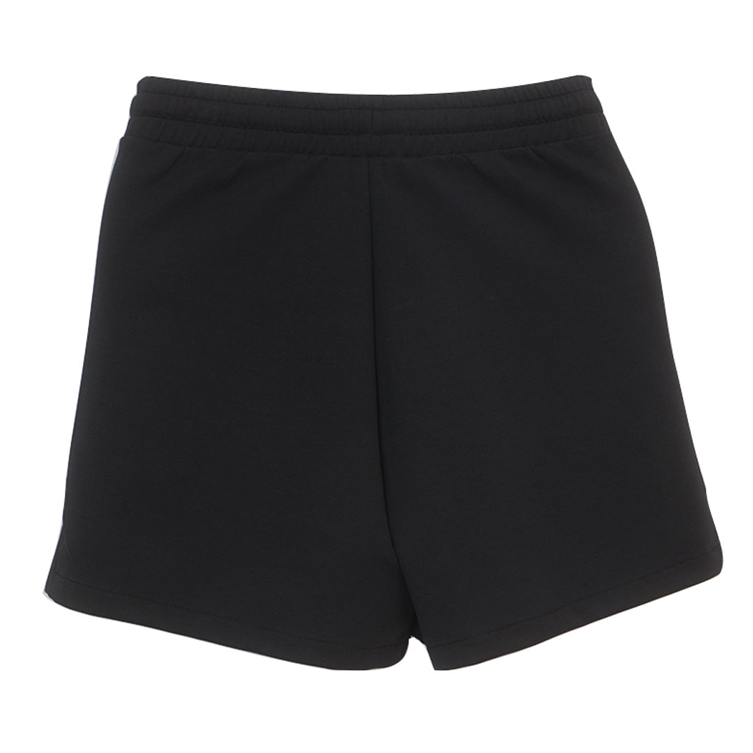 GIORDANO Women's Cotton Polyester High Waist Relax Fit Elastic Waist Shorts (05406401)