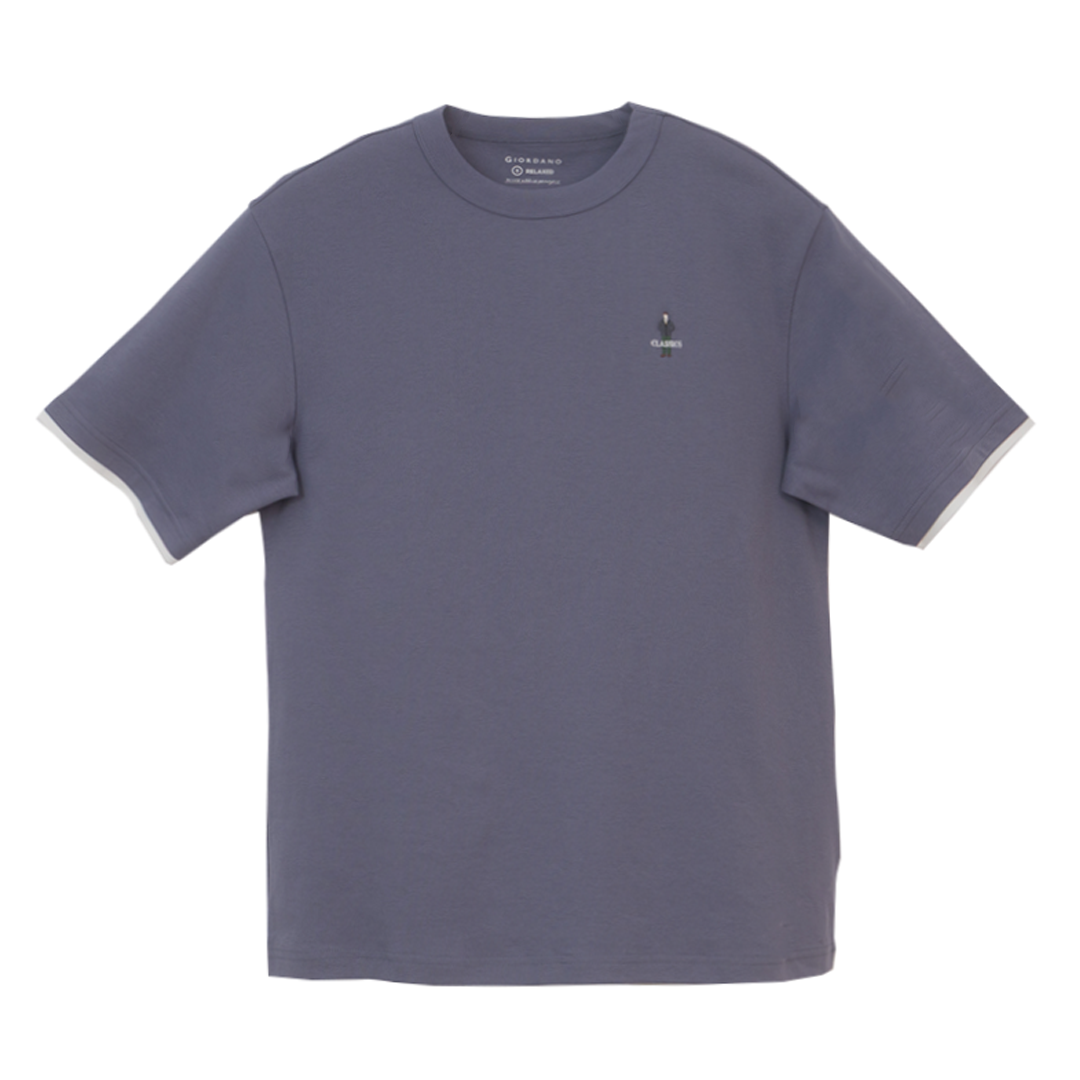 GIORDANO Men's Classics Club Sorona Crew Neck Tee (01025263)