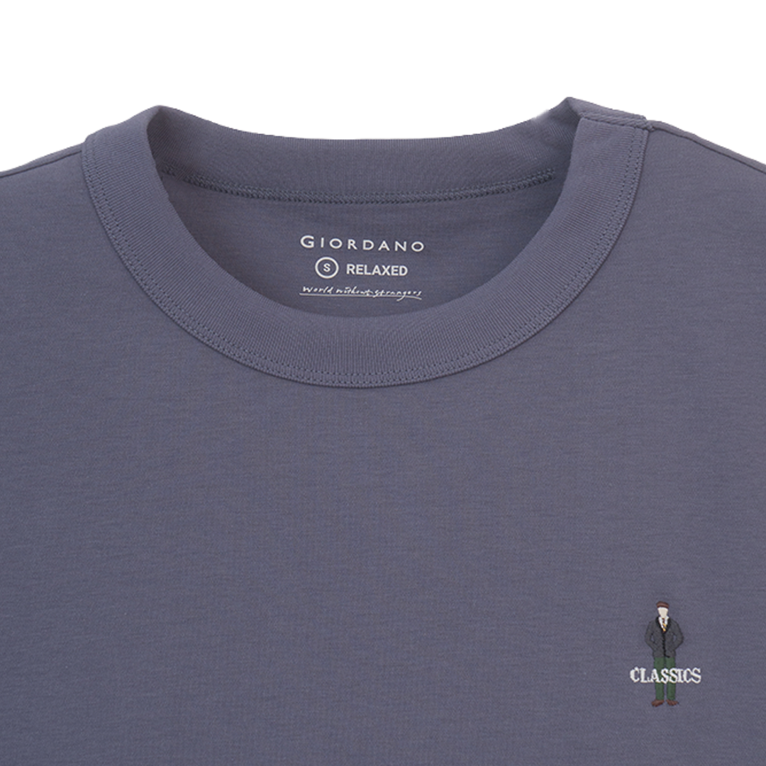 GIORDANO Men's Classics Club Sorona Crew Neck Tee (01025263)
