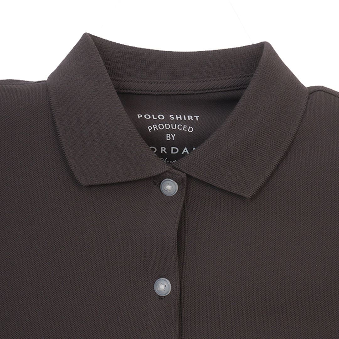 GIORDANO Women's Sweatmark-Free Cotton Lycra Pique Comfort Fit Polo (05316248)