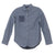 GIORDANO Women's Cotton Denim Roll-Up Sleeves Regular Fit Shirt (05347036)