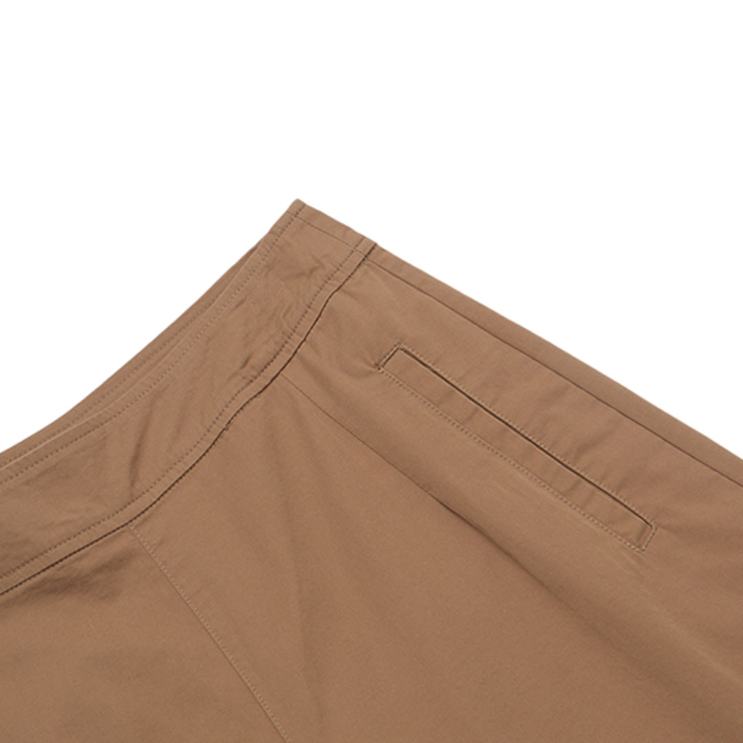 GIORDANO Women's Beau Monde Cotton Twill Mid Rise Loose Fit Zipper Shorts (13404222)