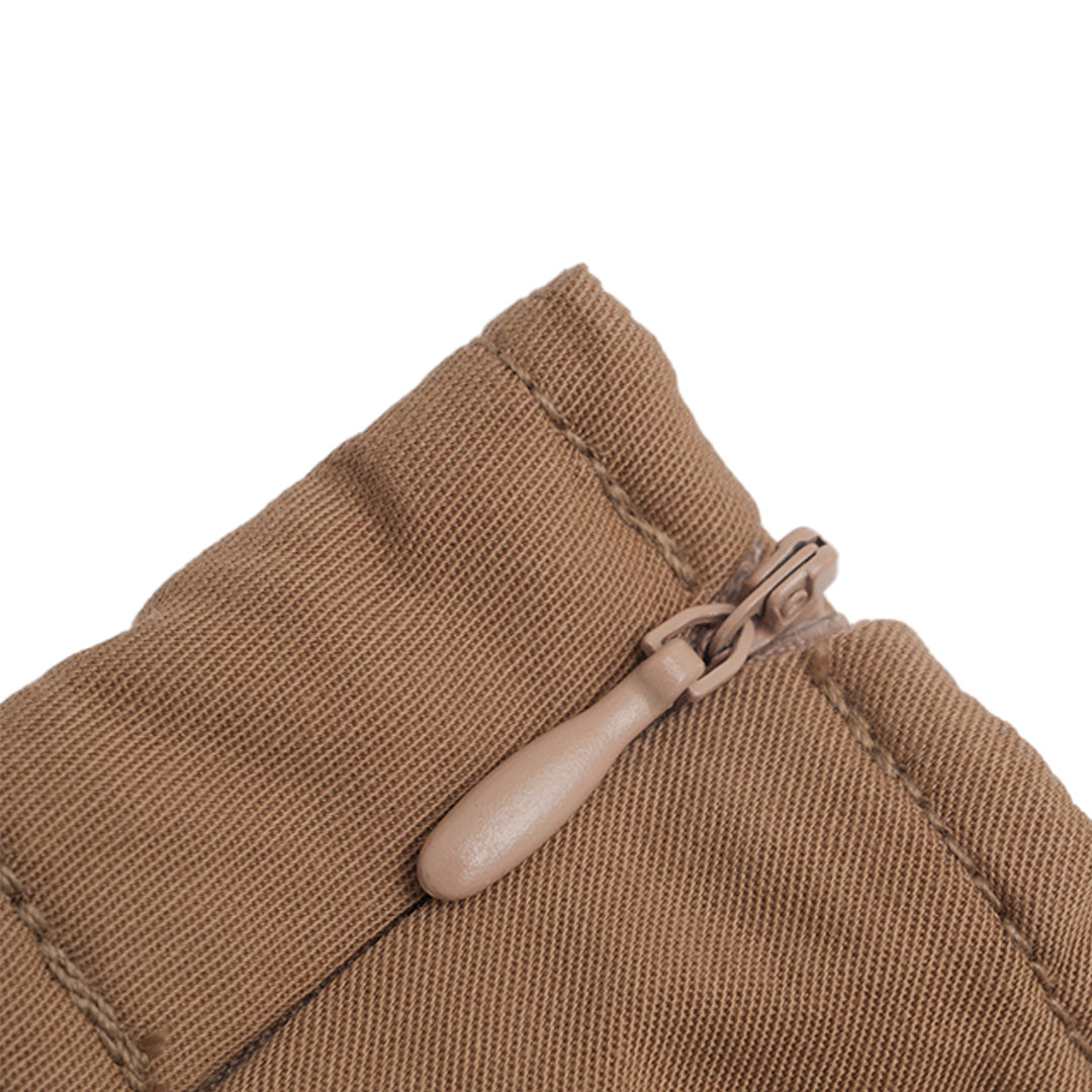 GIORDANO Women's Beau Monde Cotton Twill Mid Rise Loose Fit Zipper Shorts (13404222)