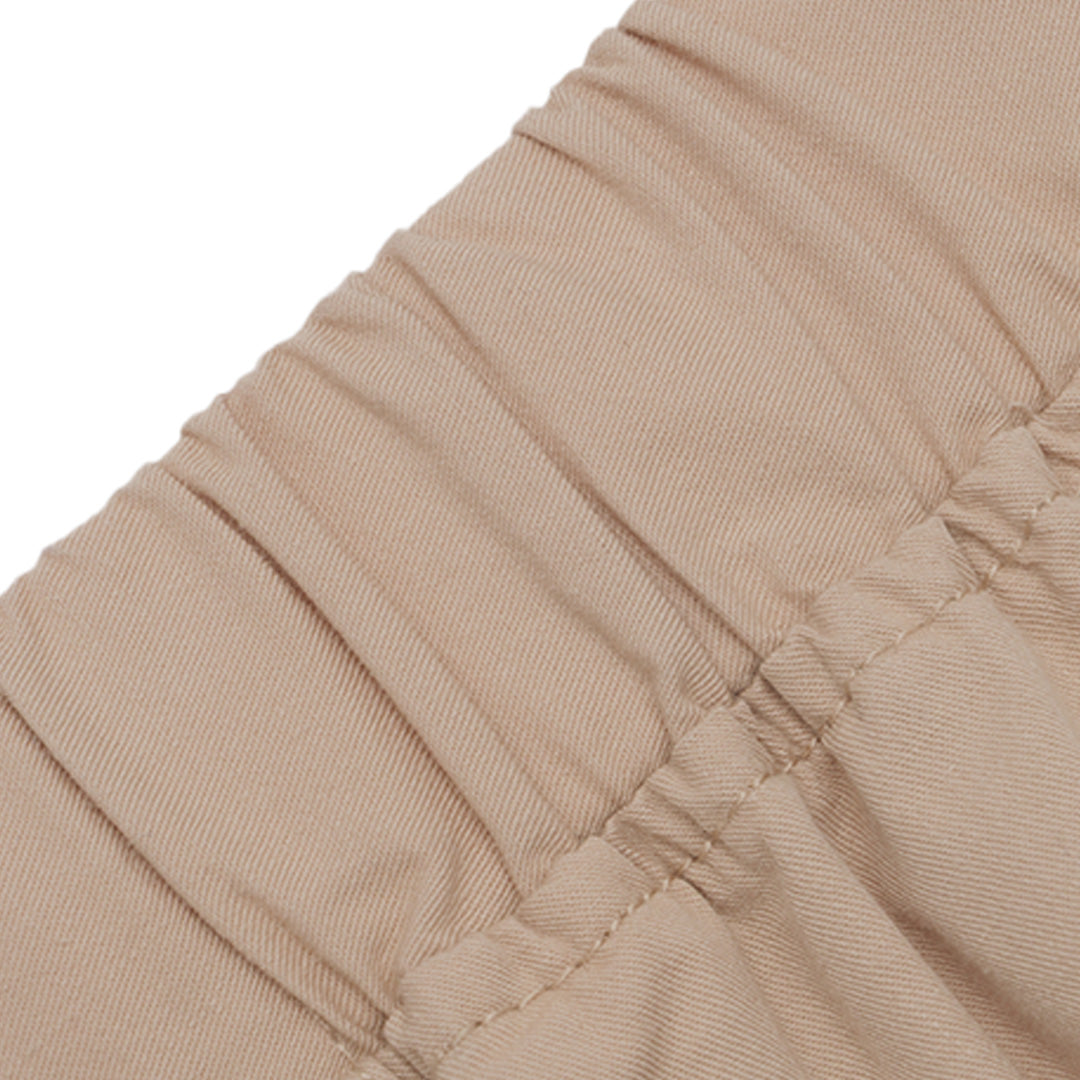 GIORDANO Women's Cotton Twill Mid Rise Relax Tapered Fit Audrey Pants (05425256)