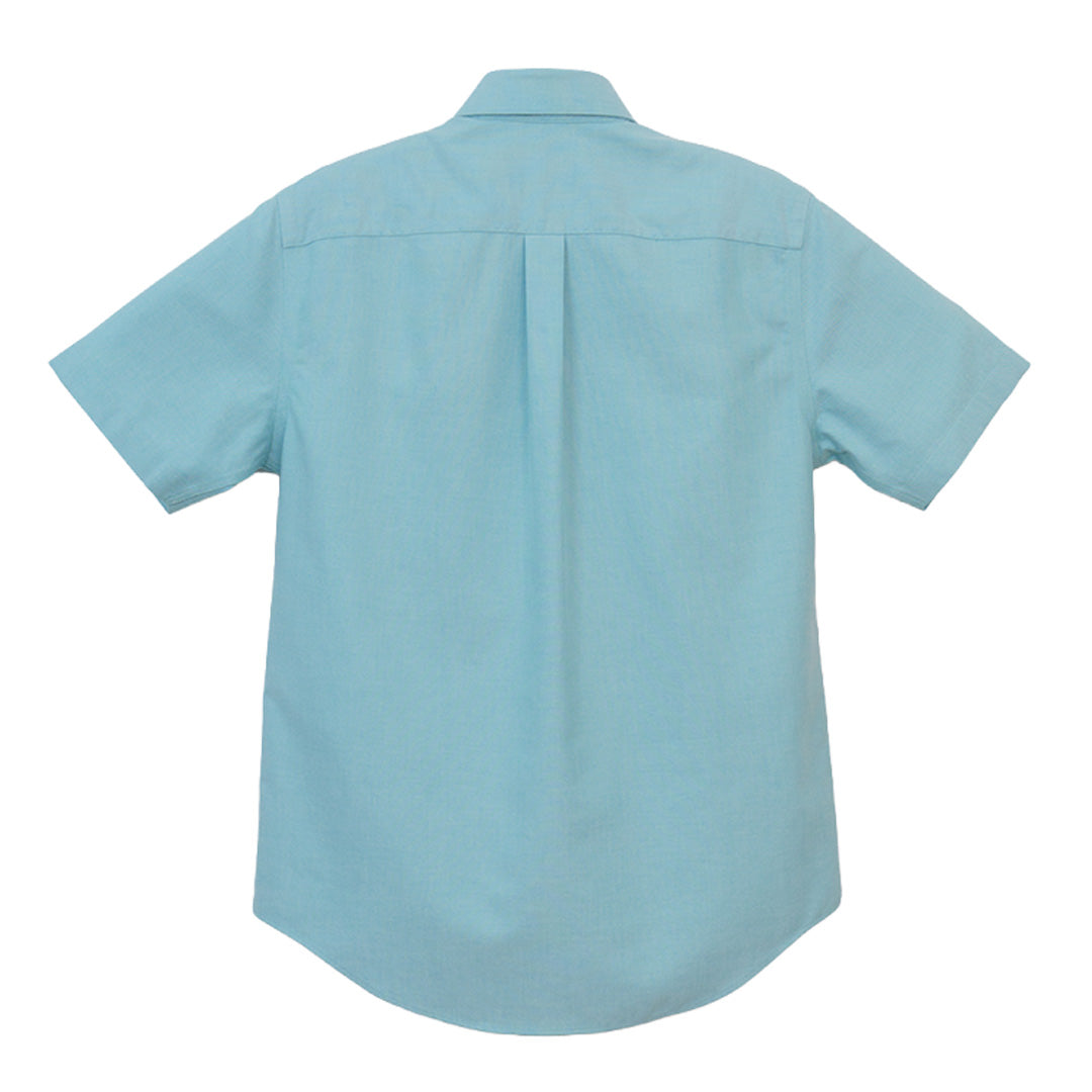 GIORDANO Men's Cotton Oxford Short Sleeves Regular Fit Wrinkle Free Shirt (01046208)