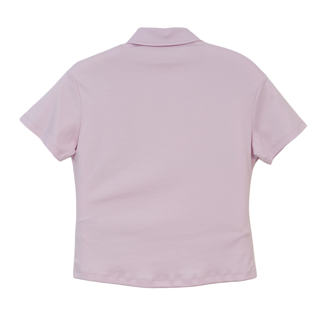 GIORDANO Women's Liquid Touch Comfot Fit Solid Polo (05316380)